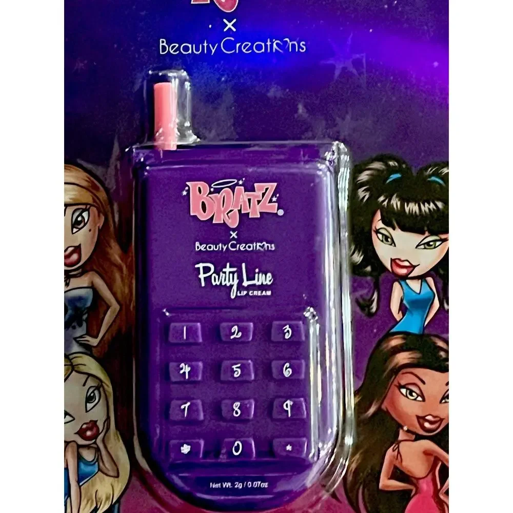 Beauty Creations x Bratz Party Line Lip Cream Phone Girls Night Out NIB